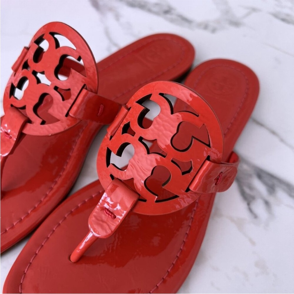 NWT - Tory Burch Miller Sandal - Bright Samba Sz 6 - Picture 4 of 7
